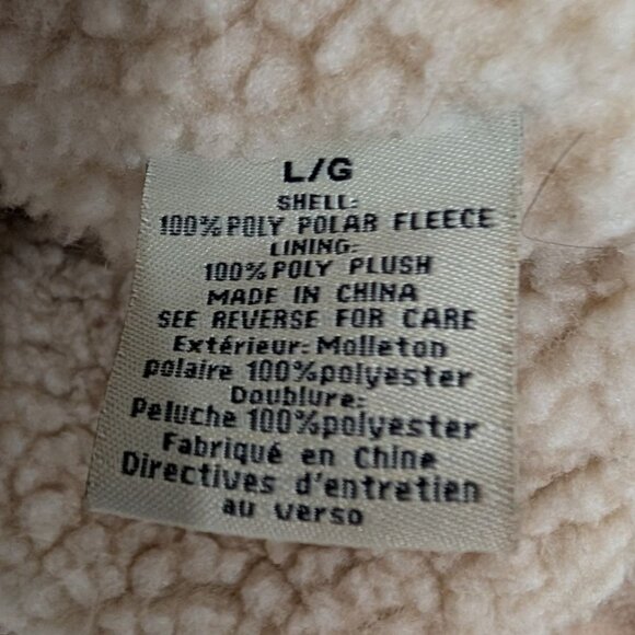 Black Canyon Outfitters Moose Jacket Womens Size Large Beige Sherpa Lined Hooded - Picture 8 of 15